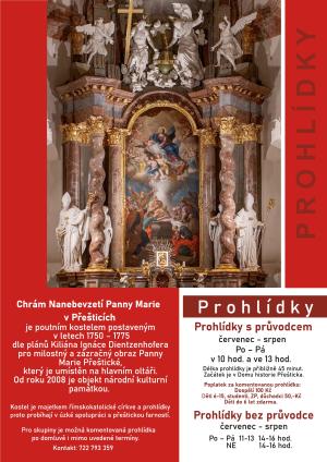 prohlídky kostela