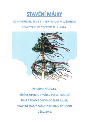 stavění májky